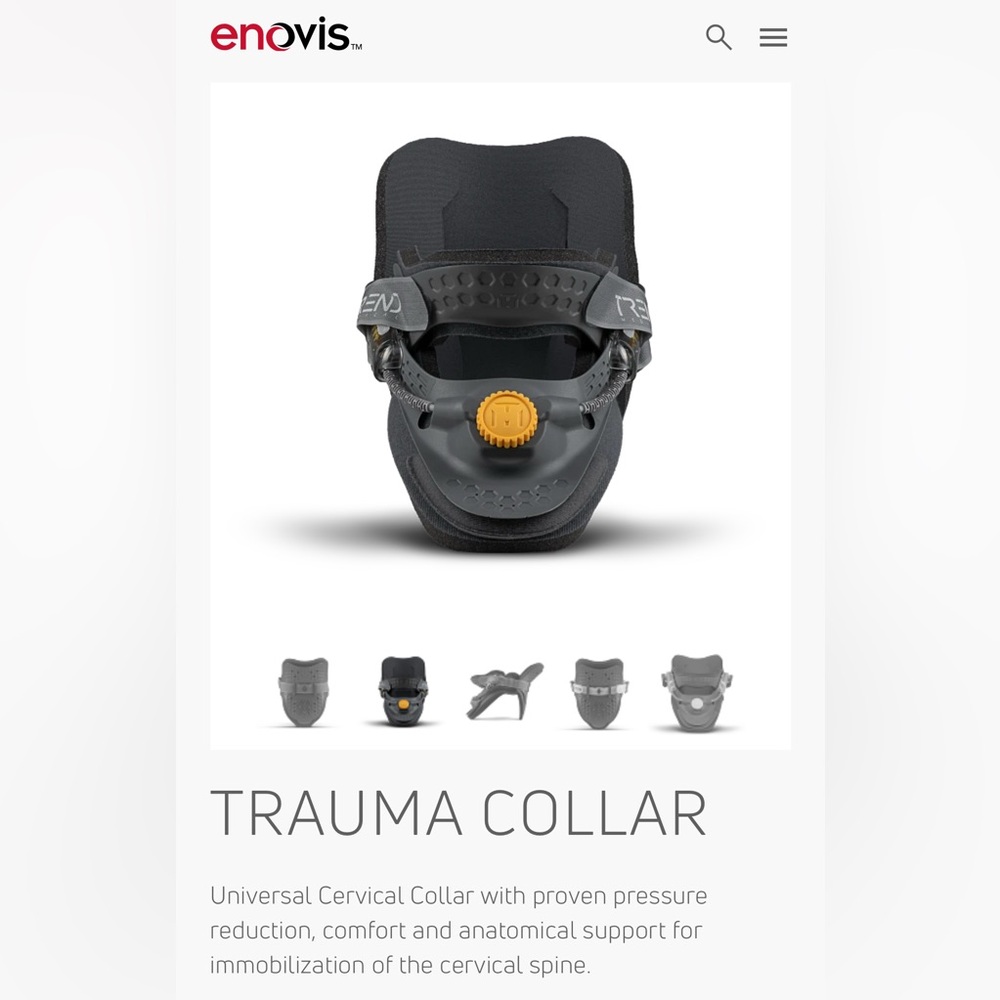 TREND MEDICAL Trauma Cervical Collar (new, unused)